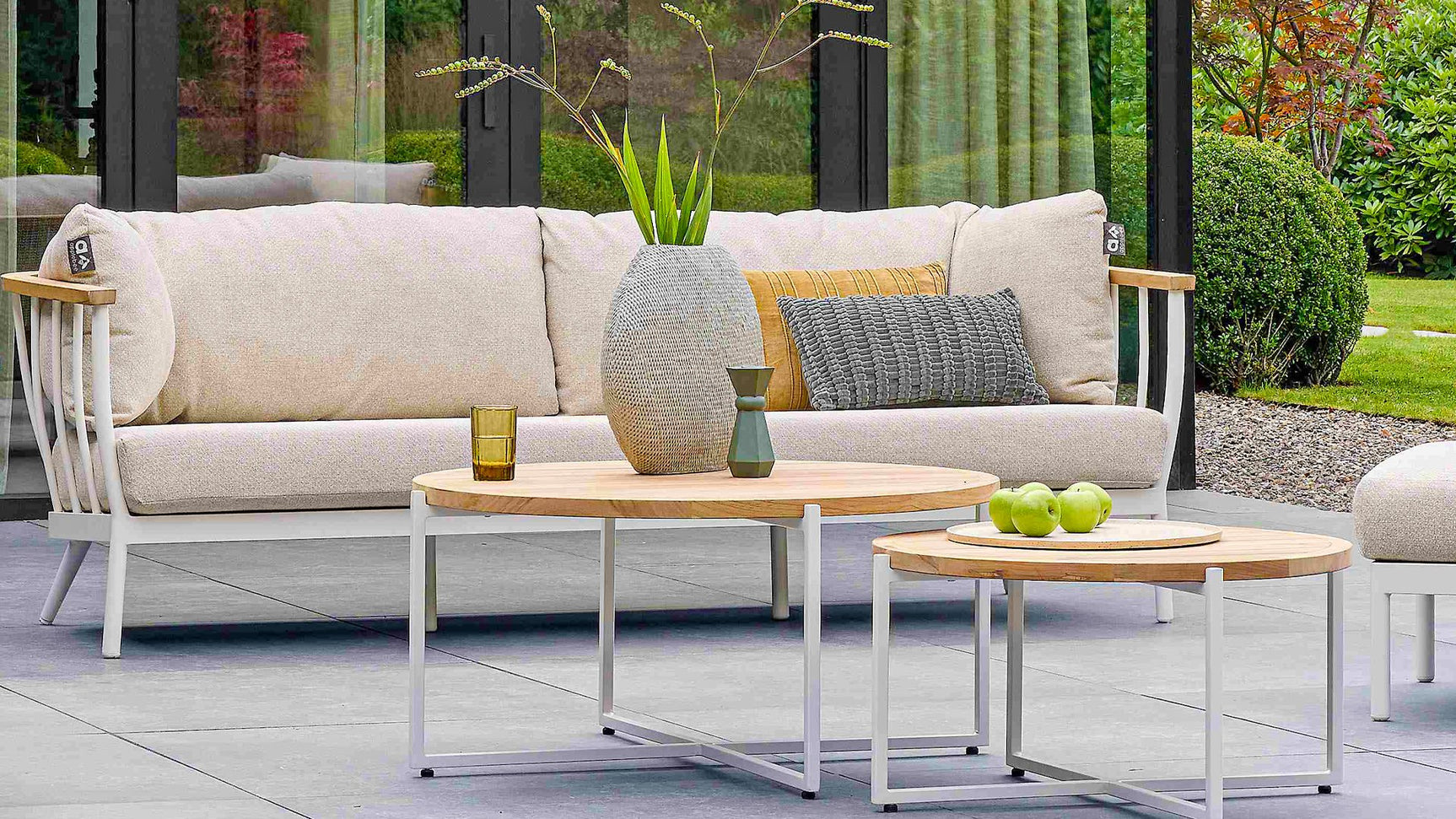 Apple Bee - Condor loungeset oyster 7-delig