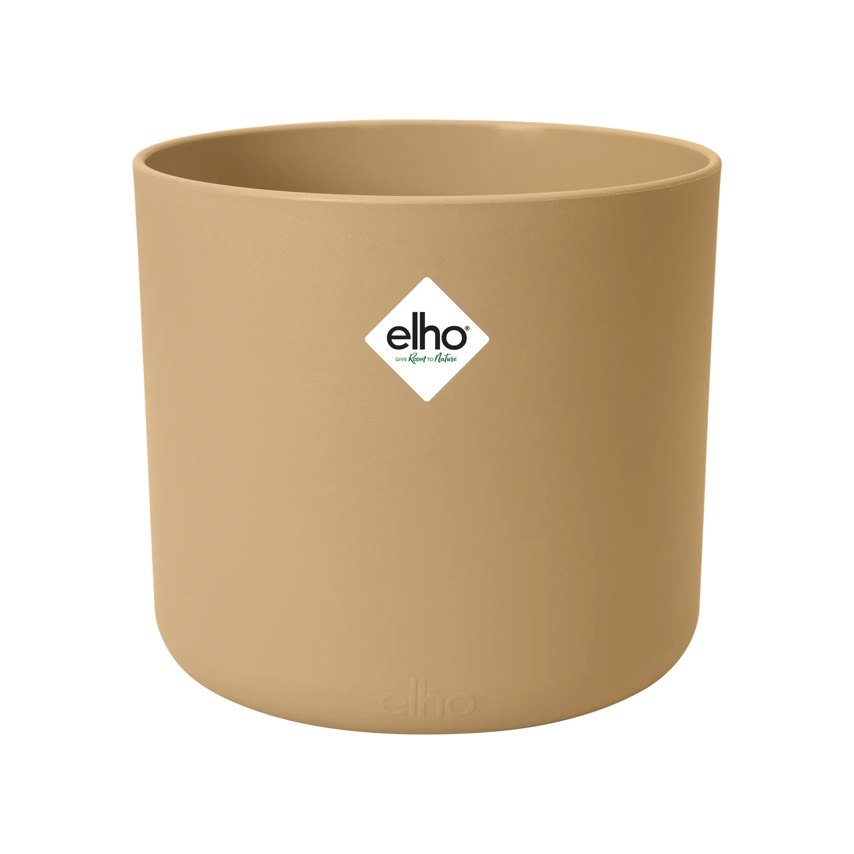 Elho - b.for soft rond 16cm goudkleurig zand