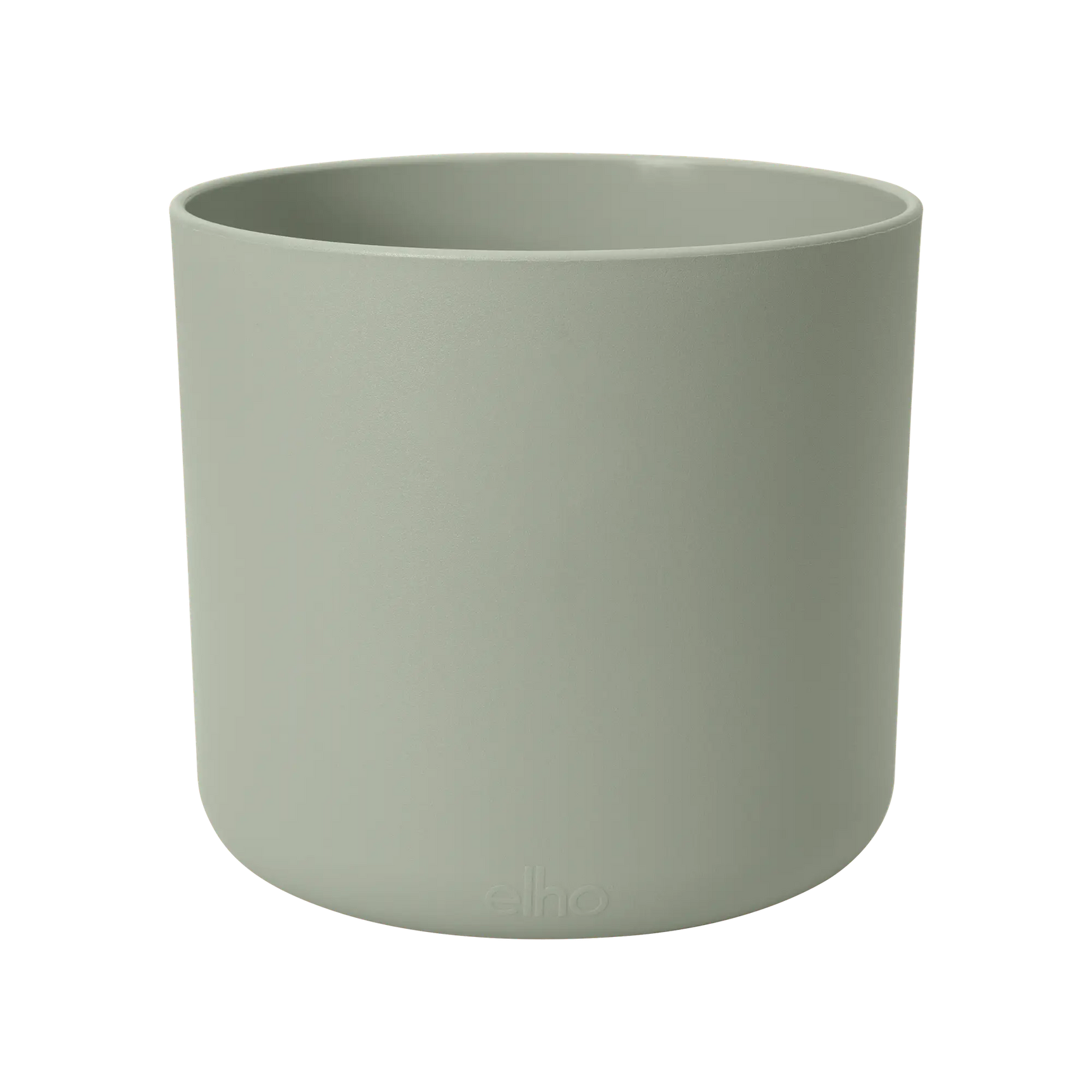 Elho b.for soft plantenpot rond 18 cm, steengroen, bovenrand en zijkant