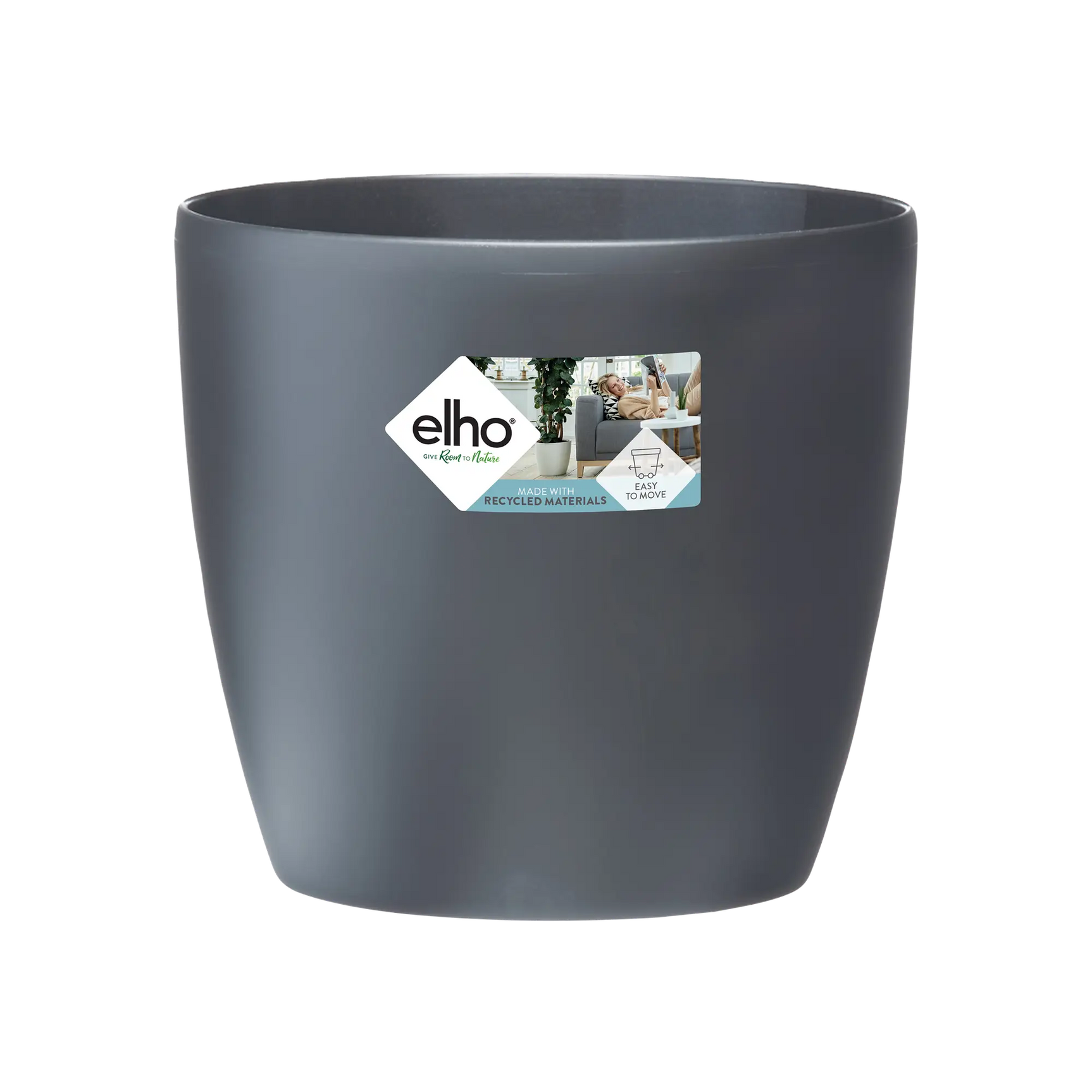 Elho - brussels round wheels 35cm anthracite