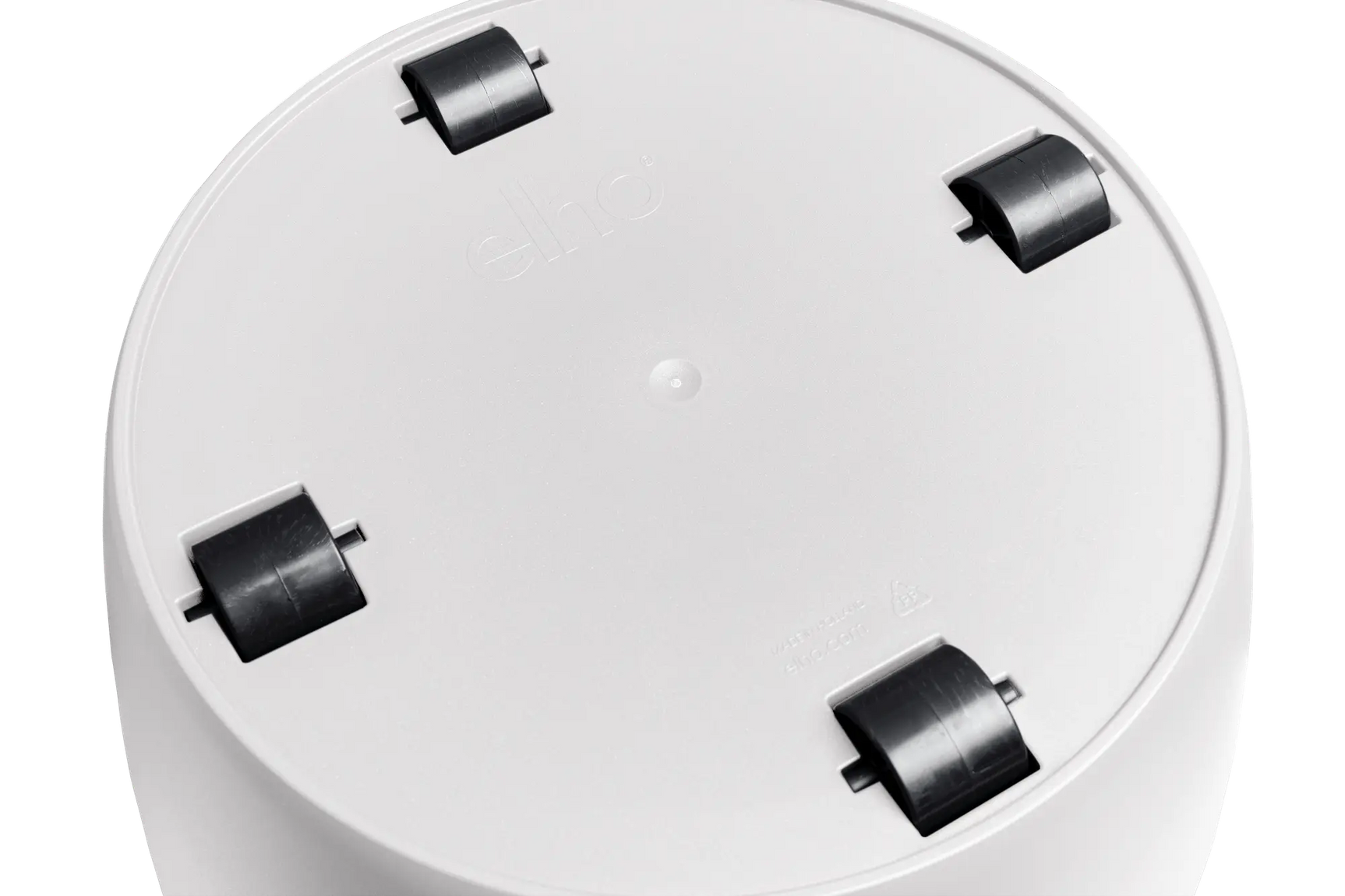 Elho - brussels round wheels 35cm white