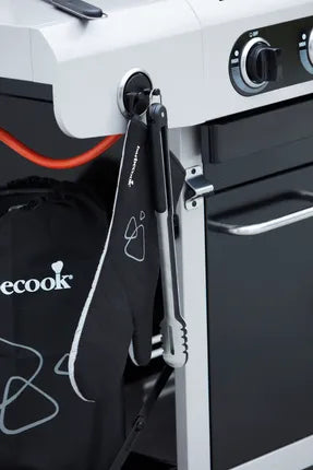Barbecook universele barbecue-tang met zwarte handgreep en rvs klem