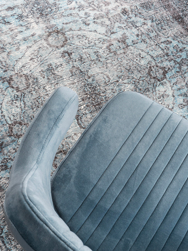 Vloerkleed Mila Blue 160 x 230 cm