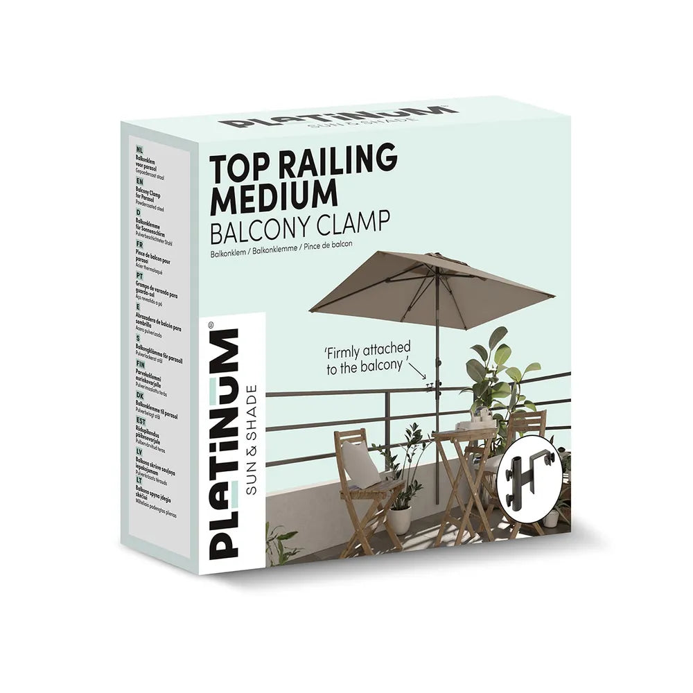 Platinum - Top railing 11cm, Ø38mm