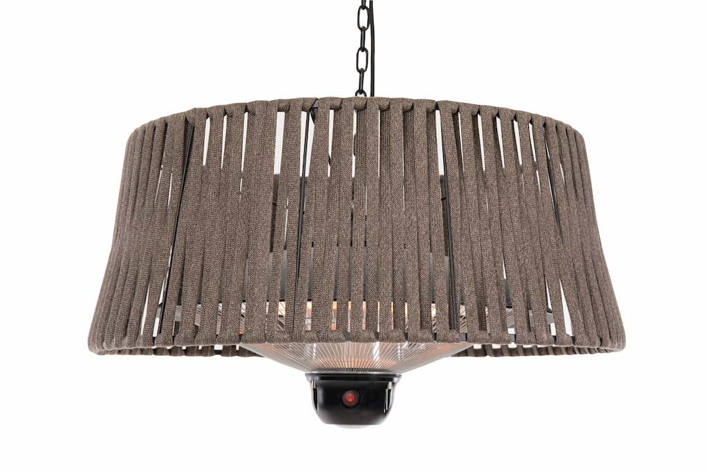 Heater Artix Corda Bright hangend bruin 1800W Terrasverwarmer - Sunred