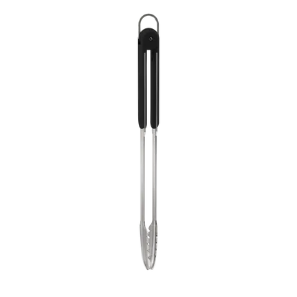 Barbecook universele barbecue-tang, rvs, zwarte handgrepen, 42 cm