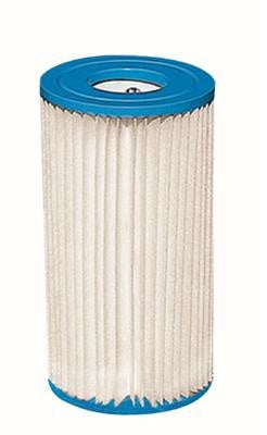 Intex filterpatroon met blauw bovenstuk en witte vouwfilters