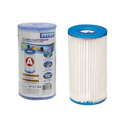 Intex filtercartridge A: blauw deksel, wit filterpatroon