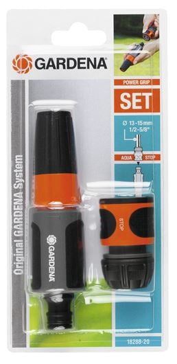 Gardena tuinspuitset 13 mm met sproeikop en aansluitstuk, in blisterverpakking