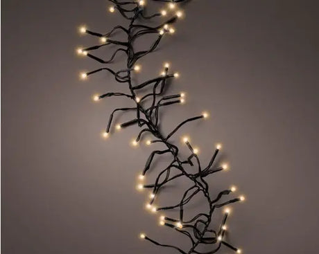 Lumineo Cluster 28m-3000LED zwart/klassiek warm