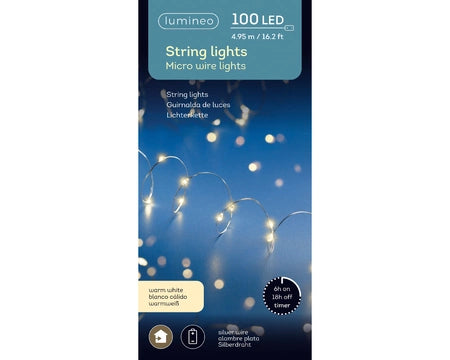 Micro kerstverlichting LED 495cm - 100 lampjes
