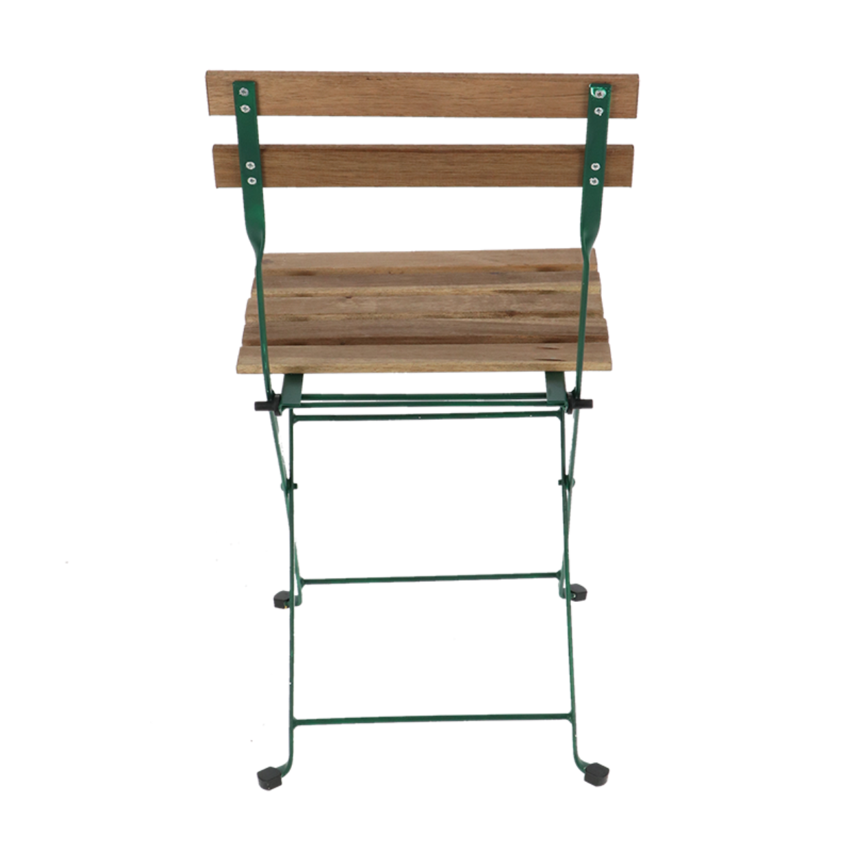 Bistrostoel metaal hout groen - Esschert design