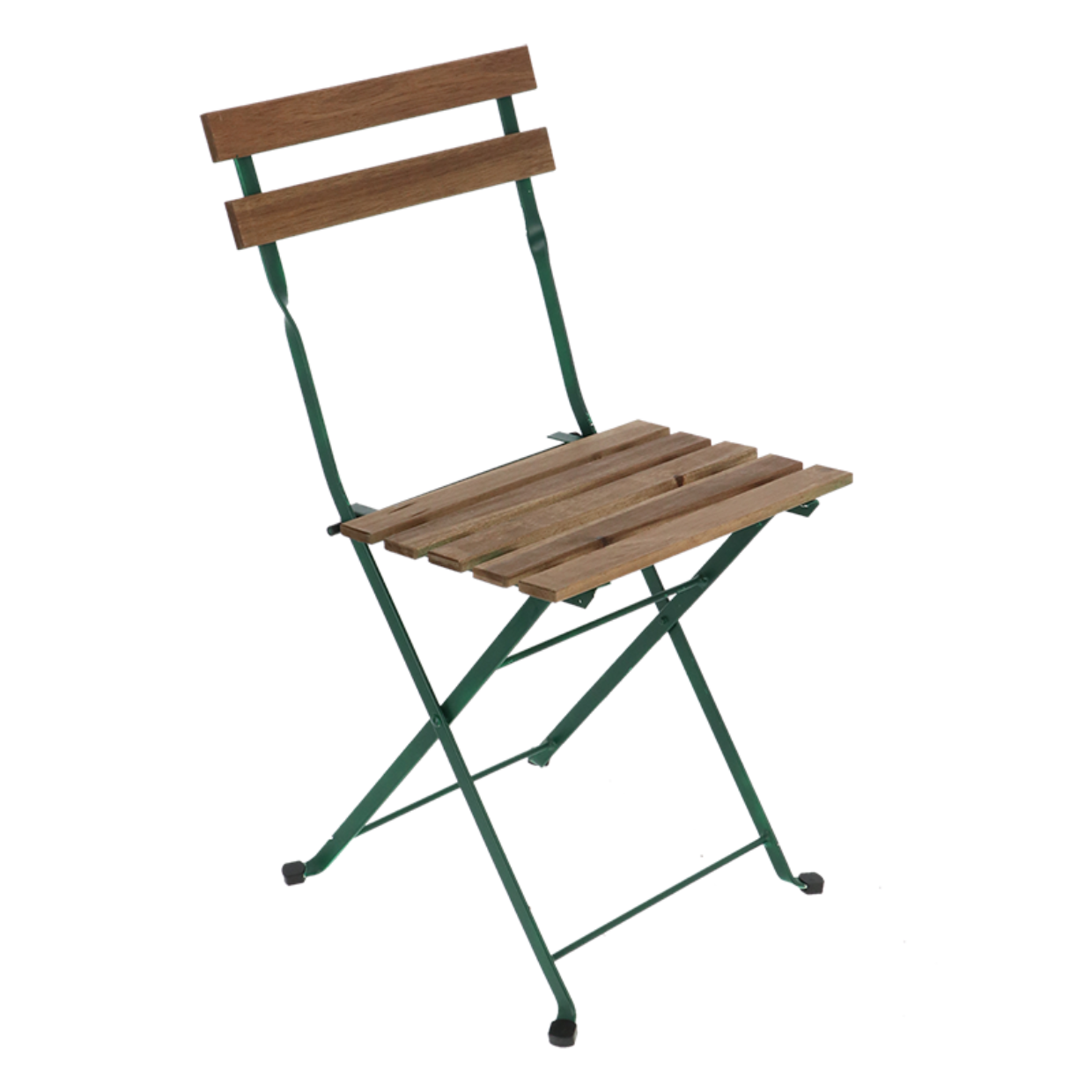 Bistrostoel metaal hout groen - Esschert design