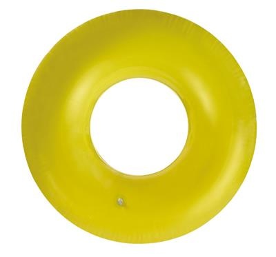 Opblaasbare neon ring (91 cm) in limegroen.
