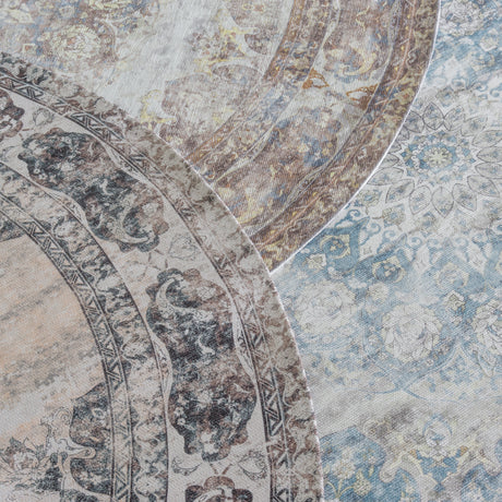 Vloerkleed Viola Taupe - Rond ø160 cm