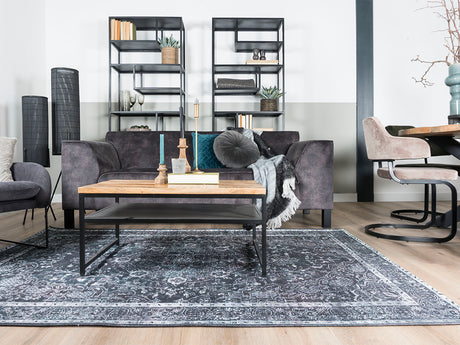 Vloerkleed Mila Antraciet 160 x 230 cm