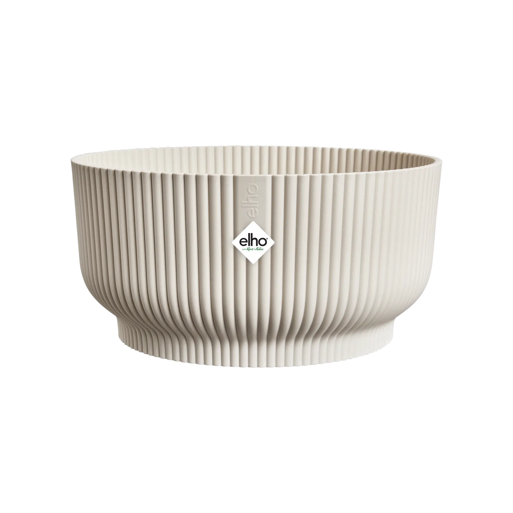 Elho - vibes fold bowl 25cm linnen wit