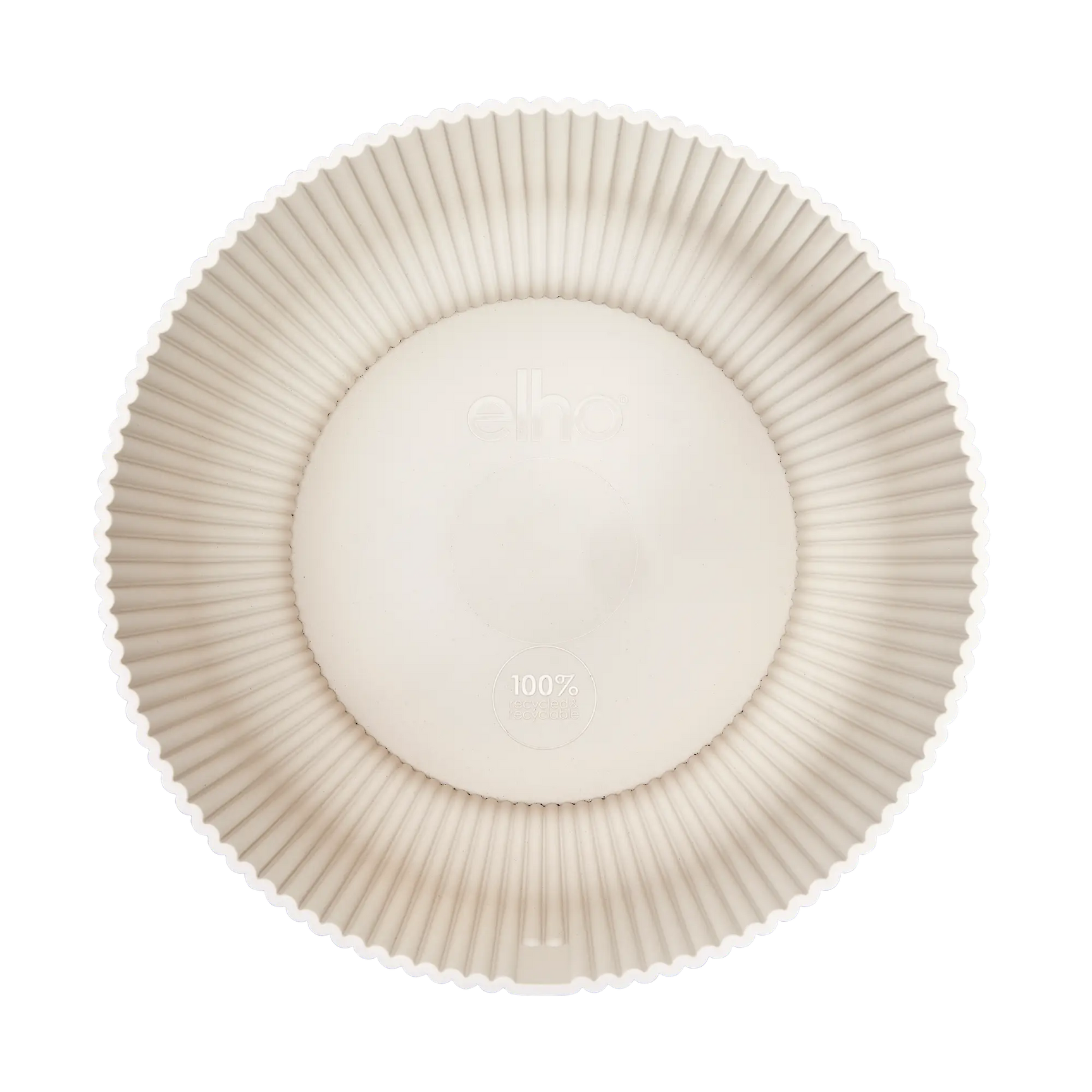 Elho - vibes fold bowl 25cm linnen wit