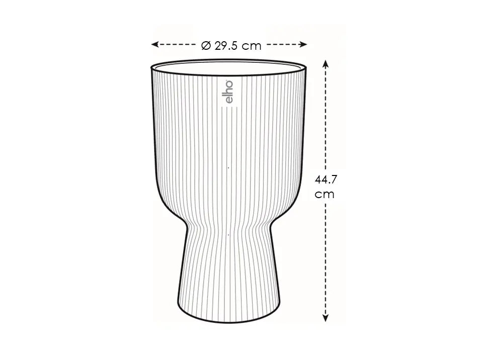 Elho - vibes fold coupe 30cm antraciet