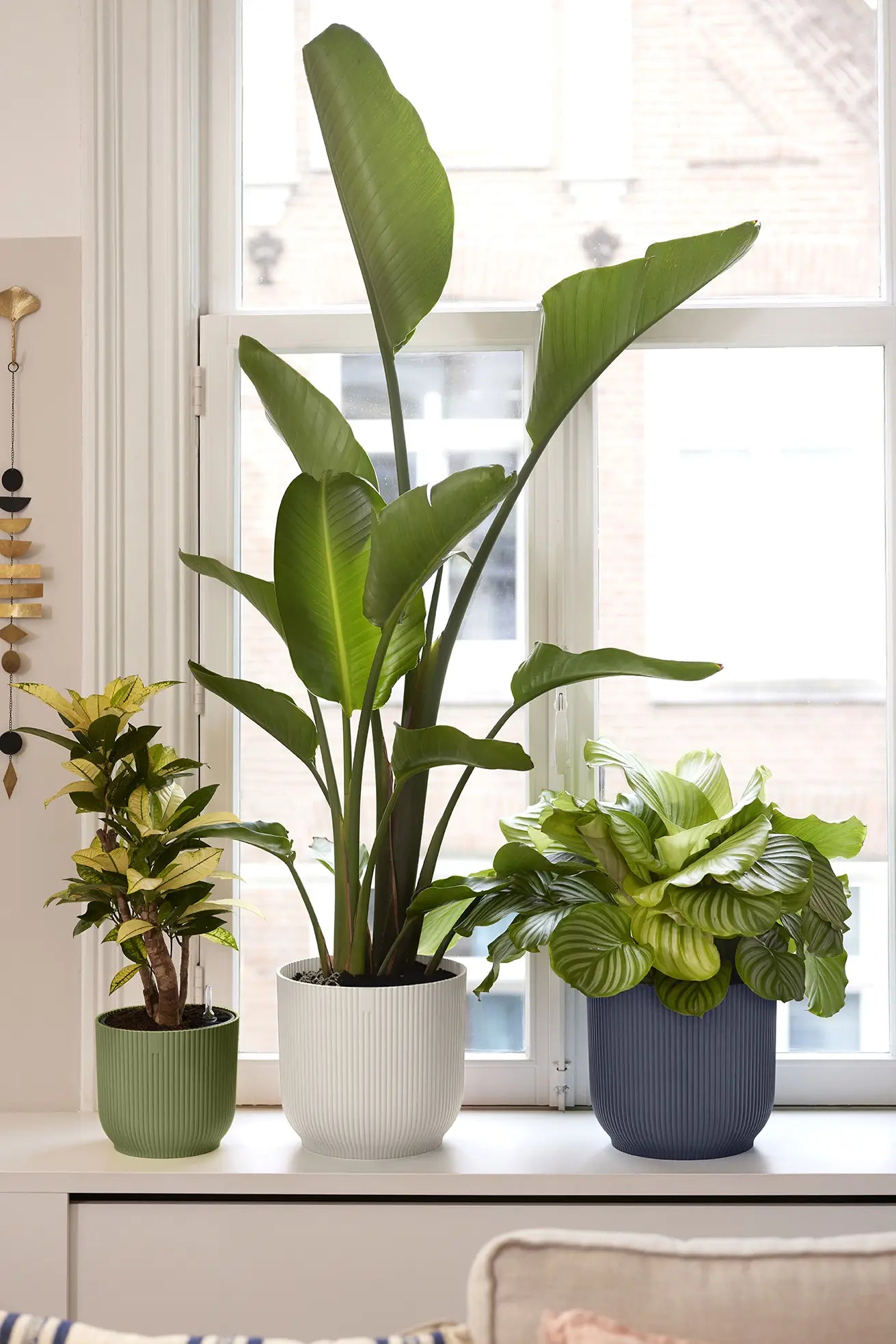 Elho - vibes fold rond 14cm antraciet