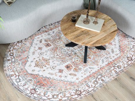 Vloerkleed Nora Bruin - Ovaal 160 x 230 cm