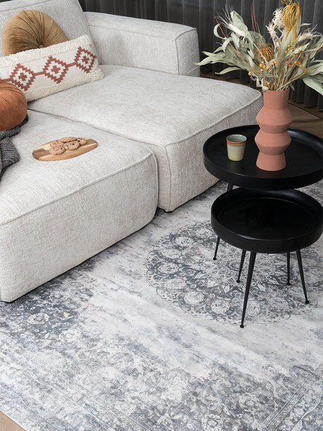 Vloerkleed Viola Antraciet 200 x 290 cm