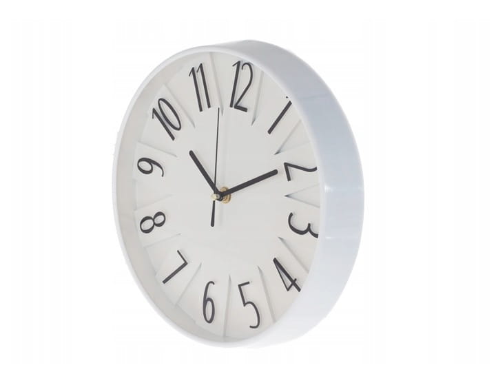 Wandklok PP - 25cm assortiment (prijs per stuk)