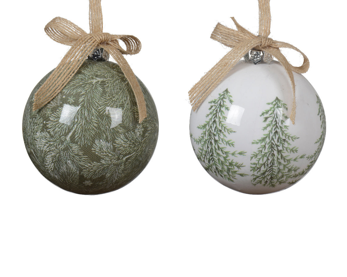 Kerstbal polyfoam 2ass
