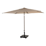 4SO - Azzurro 200 x 300 cm. beach met wenge frame