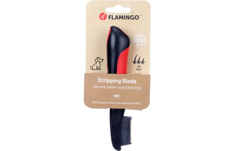 Flamingo - Honden Trim mes - Zwart - 15 x 2.5 x 2.5 cm