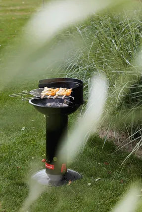 Barbecook - Loewy 40 houtskoolbarbecue uit email zwart Ø 40cm H 75cm