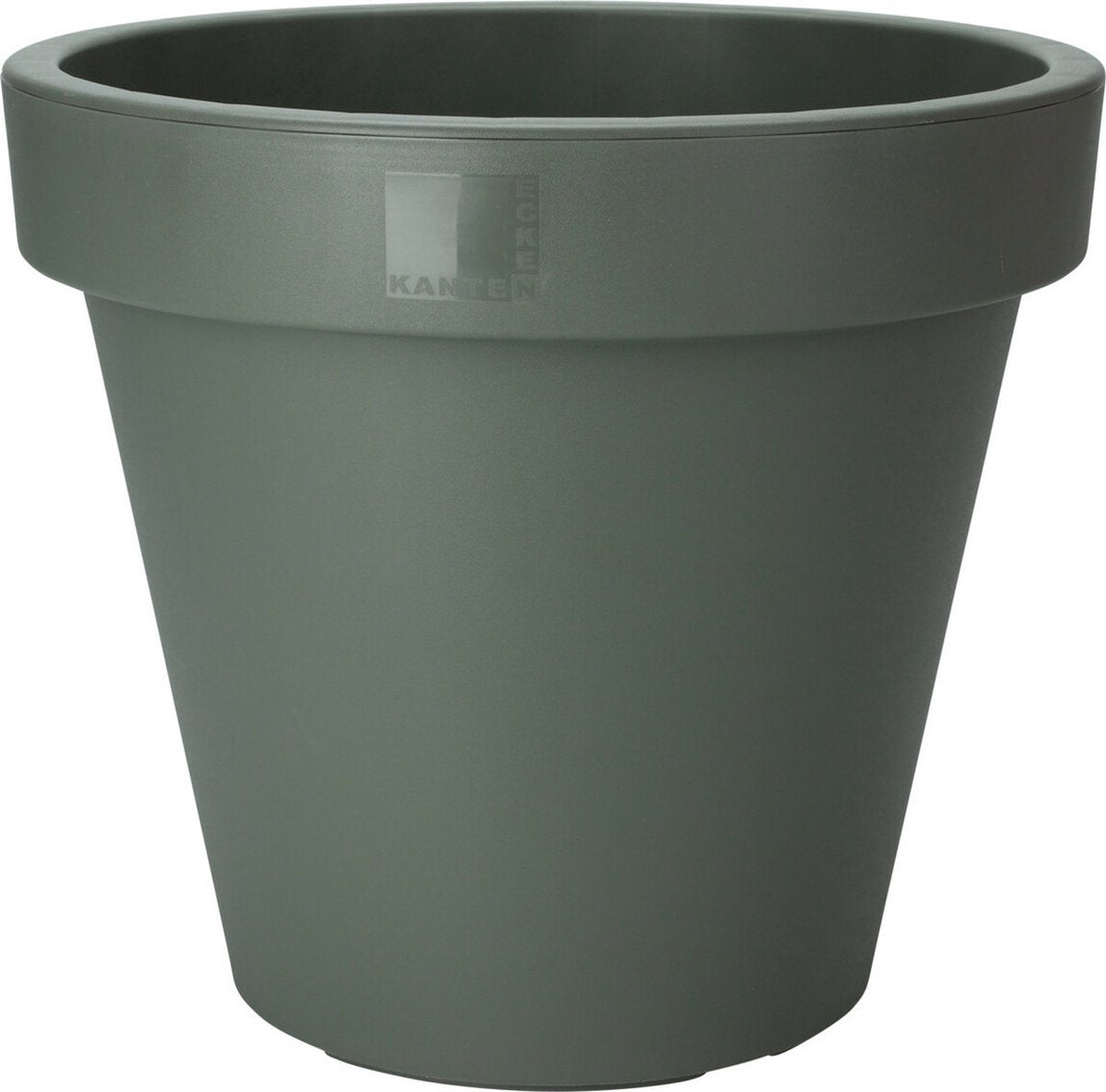 Bloempot ek rond 40cm groen