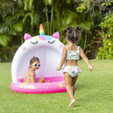 Intex - Kinderzwembad eenhoorn met afdekkap 102cm
