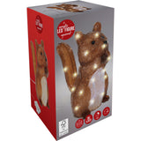 Verpakkingsdoos met acryl led-figuur van konijn of eekhoorn, assortiment