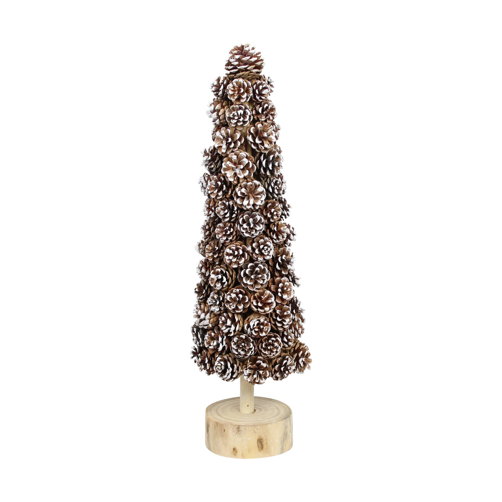Beeld Boom dennenappel 18x18x70cm