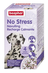 beaphar No Stress Navulling hond: kartonnen doos met dalmatiër en paarse opdruk