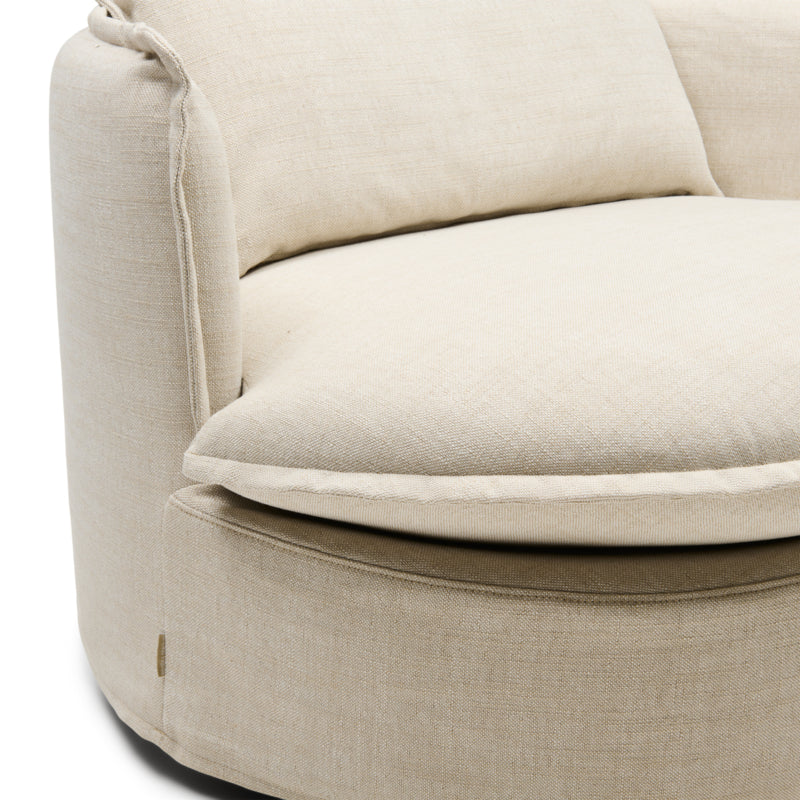 Rivièra Maison - Loungefauteuil Alcudia lounge Naturel