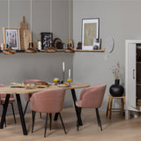 TABLO TAFELBLAD OVAAL EIKEN ONBEHANDELD [fsc]