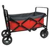 Outdoor Bolderwagen rood/grijs