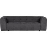 GRID 3-ZITS BANK GEWEVEN STOF DONKERGRIJS