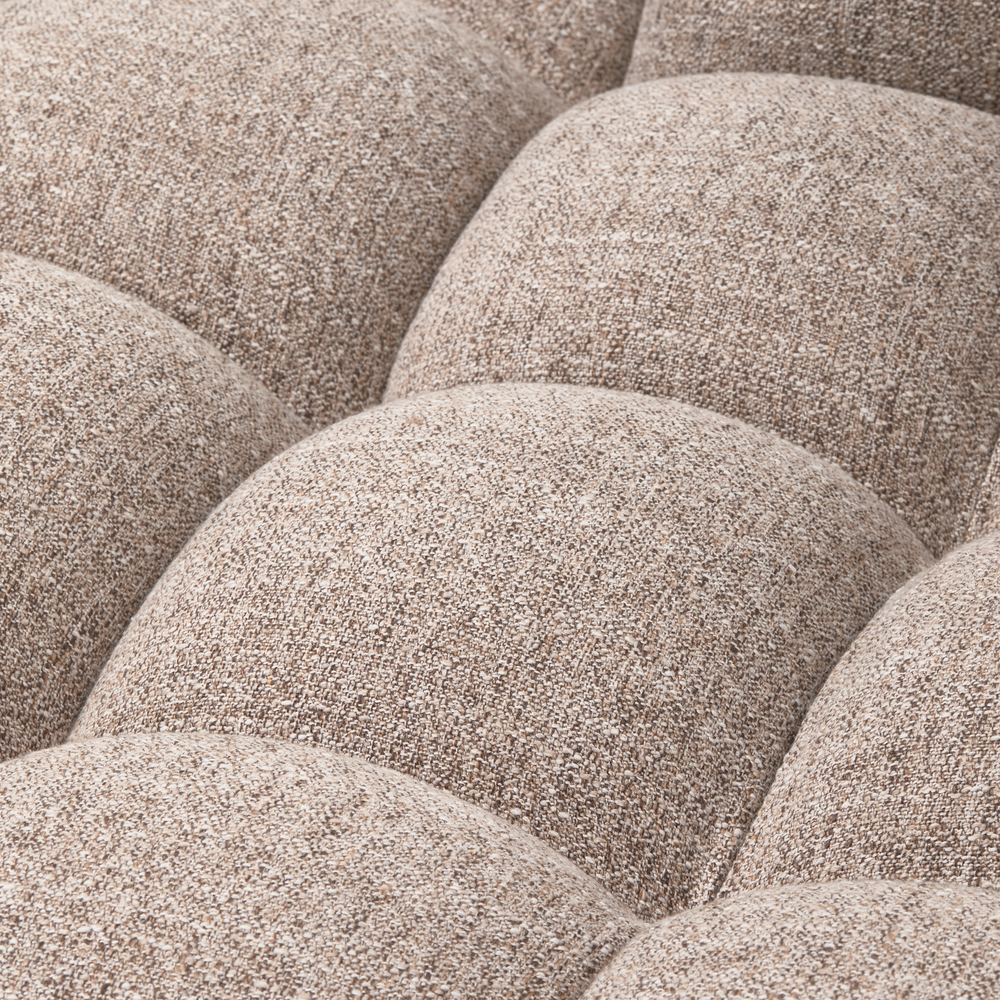 ALLURE CHAISE LONGUE LINKS GEWEVEN STOF BRUIN MELANGE