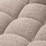 ALLURE CHAISE LONGUE LINKS GEWEVEN STOF BRUIN MELANGE