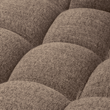 ALLURE CHAISE LONGUE LINKS GEWEVEN STOF DONKERBRUIN MELANGE