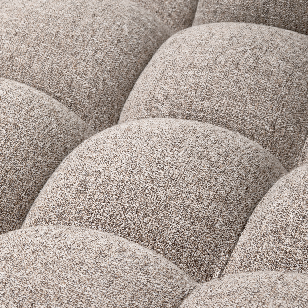 ALLURE CHAISE LONGUE LINKS GEWEVEN STOF KLEI MELANGE