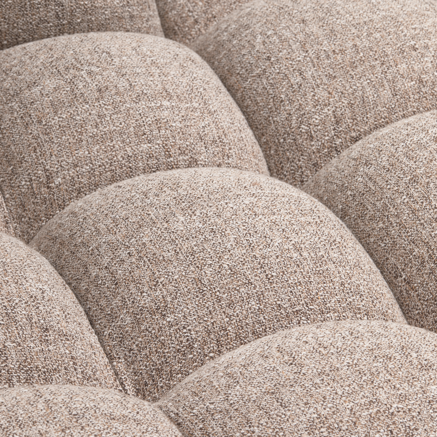 ALLURE CHAISE LONGUE RECHTS GEWEVEN STOF BRUIN MELANGE