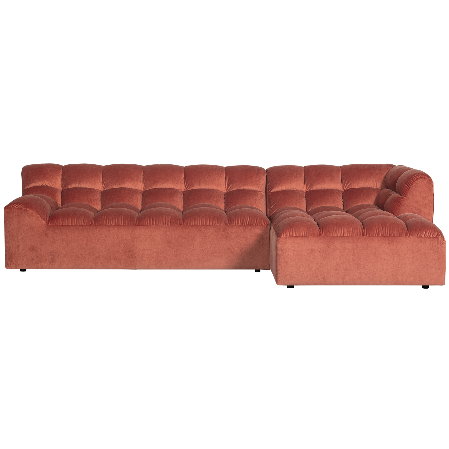 ALLURE CHAISE LONGUE RECHTS VELVET BLUSH