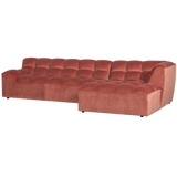 ALLURE CHAISE LONGUE RECHTS VELVET BLUSH