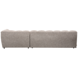 ALLURE CHAISE LONGUE RECHTS GEWEVEN STOF KLEI MELANGE