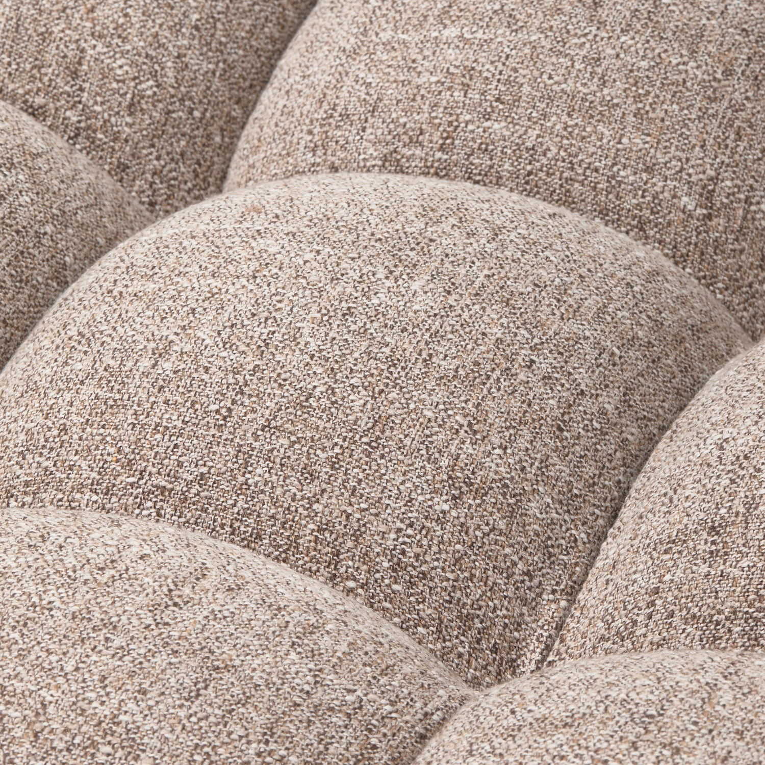 ALLURE 3-ZITS BANK GEWEVEN STOF BRUIN MELANGE