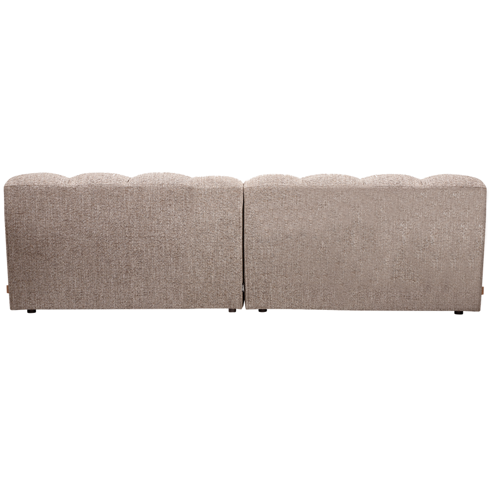 ALLURE 3-ZITS BANK GEWEVEN STOF BRUIN MELANGE